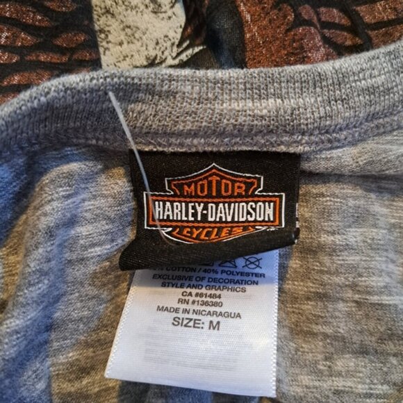 Harley-Davidson men's size Medium gray short sleeve shirt, Orlando, FL, NWOT - Picture 4 of 5